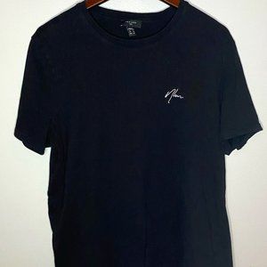 New Look T-shirt with Embroidered NLM - Men's XL (Black)